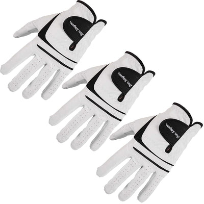 Ben Sayers All Weather Glove - White/Black - 3 Pack