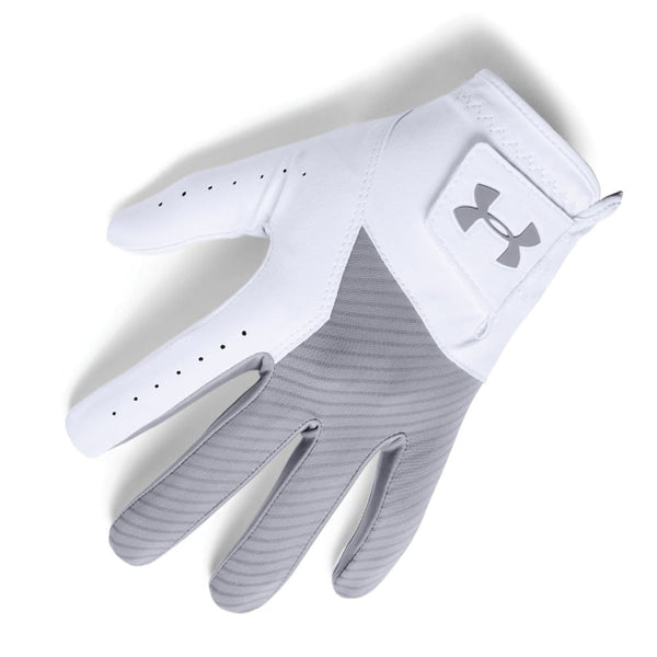 Under Armour Medal Golf Glove - Steel/White