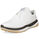 ECCO Golf LT1 Boa Spikeless Waterproof Shoes - White/Tarmac