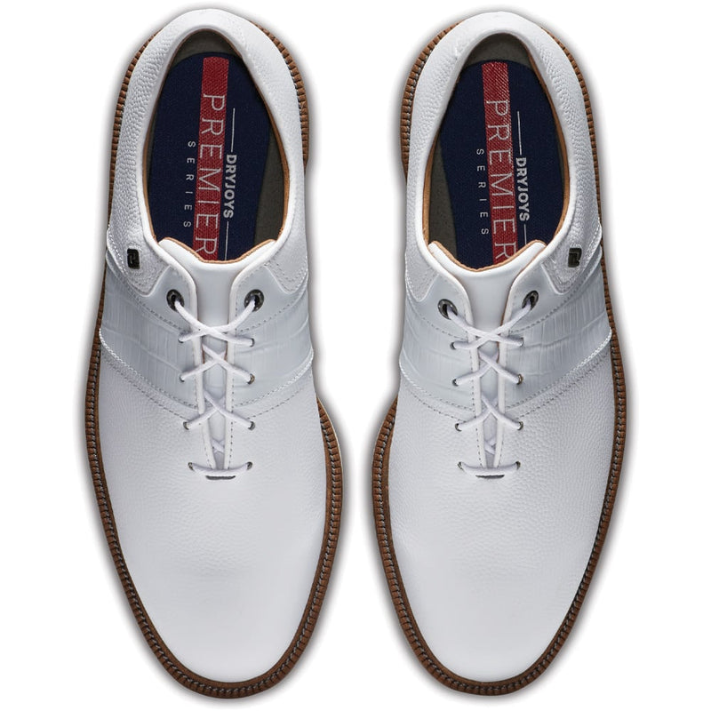 FootJoy Premiere Series Packard Waterproof Spiked Shoes - White