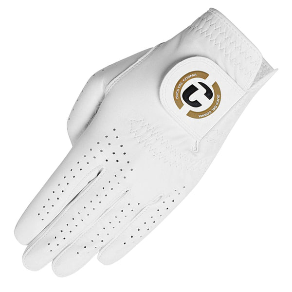 Duca Del Cosma Elite Pro Fontana Cabretta Leather Golf Glove - White