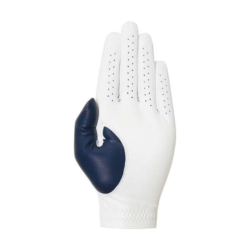Duca Del Cosma Elite Pro Sentosa Cabretta Leather Golf Glove - White/Navy