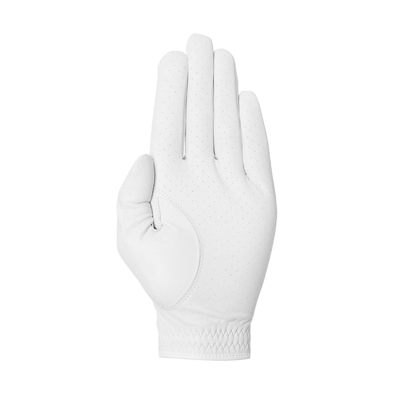 Duca Del Cosma Hybrid Pro Brompton Cabretta Leather Golf Glove - White/Navy/Red