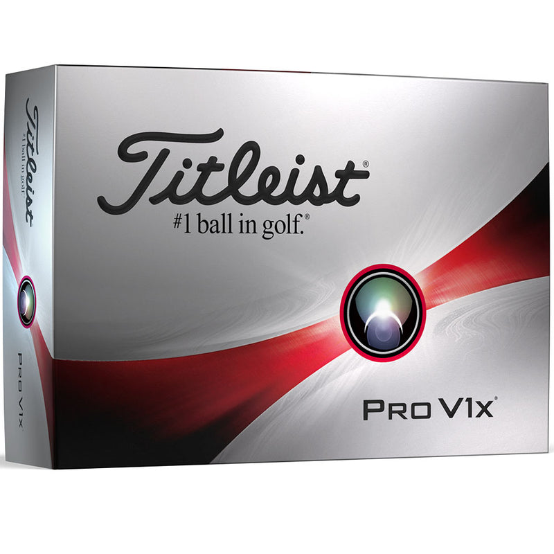 Titleist Pro V1x Golf Balls - White - 12 Pack
