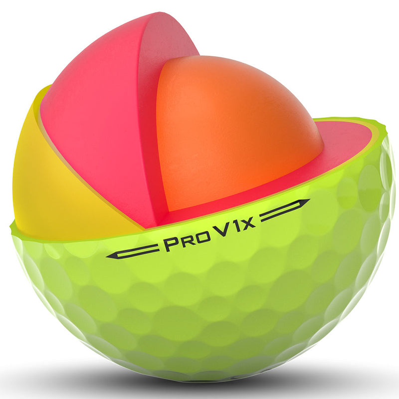 Titleist Pro V1x Golf Balls - Yellow - 12 Pack