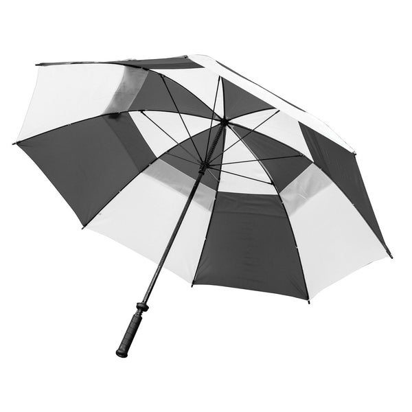 Longridge Dual Canopy Umbrella - Black/White