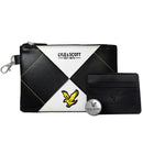 Lyle & Scott Argyle Premium Valuables Pouch - White/Black