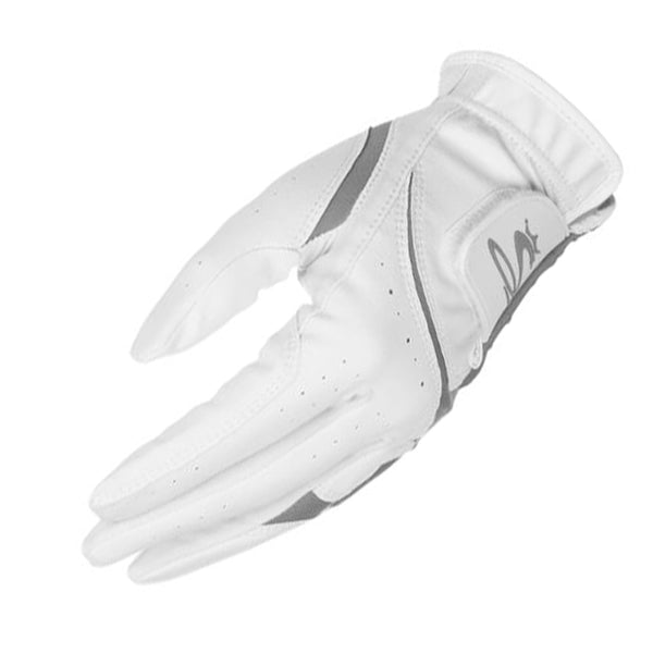 Cobra Ladies MicroGrip Flex Leather Golf Glove - White/Quarry