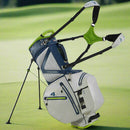 Big Max Aqua Hybrid 4 Waterproof Stand Bag - Navy/Grey/Lime