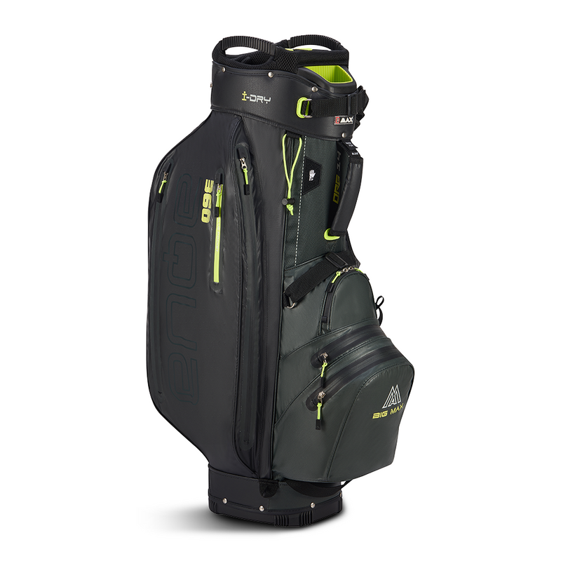 Big Max Aqua Sport 360 Waterproof Cart Bag - Forest Green/Black/Lime