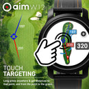 GOLFBUDDY Aim W12 Golf GPS Smart Watch