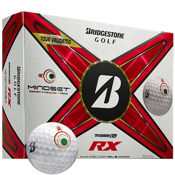 Bridgestone TOUR B RX Golf Balls - MindSet - 12 Pack