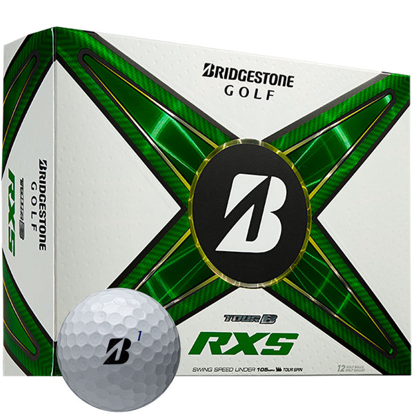 Bridgestone TOUR B RXS Golf Balls - White - 12 Pack