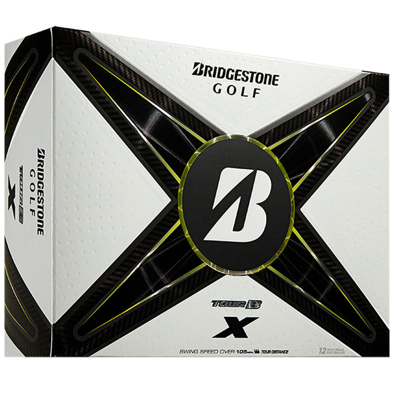 Bridgestone TOUR B X Golf Balls - White - 12 Pack