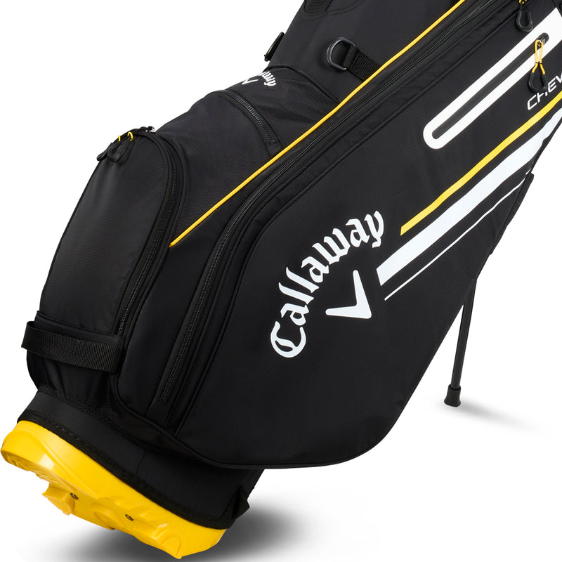 Callaway Chev Stand Bag - Black/Golden Rod