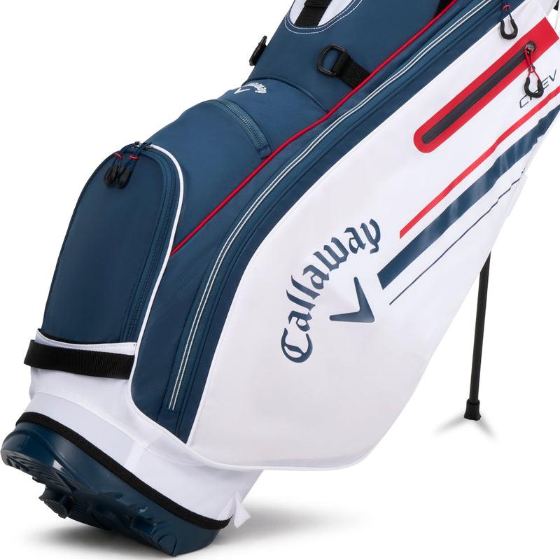 Callaway Chev Stand Bag - Navy/White/Red