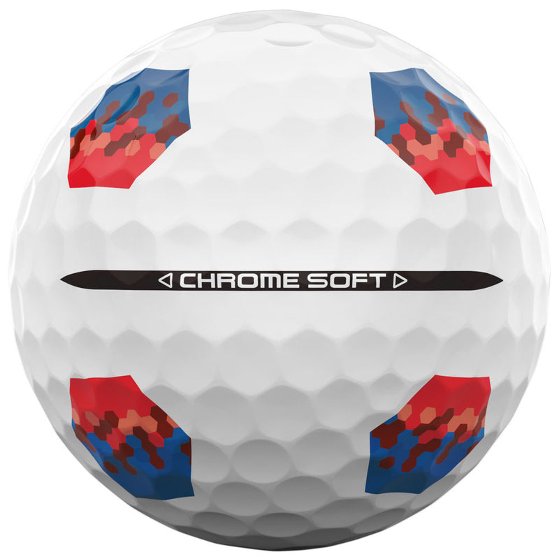 Callaway Chrome Soft TruTrack Golf Balls - White - 12 Pack