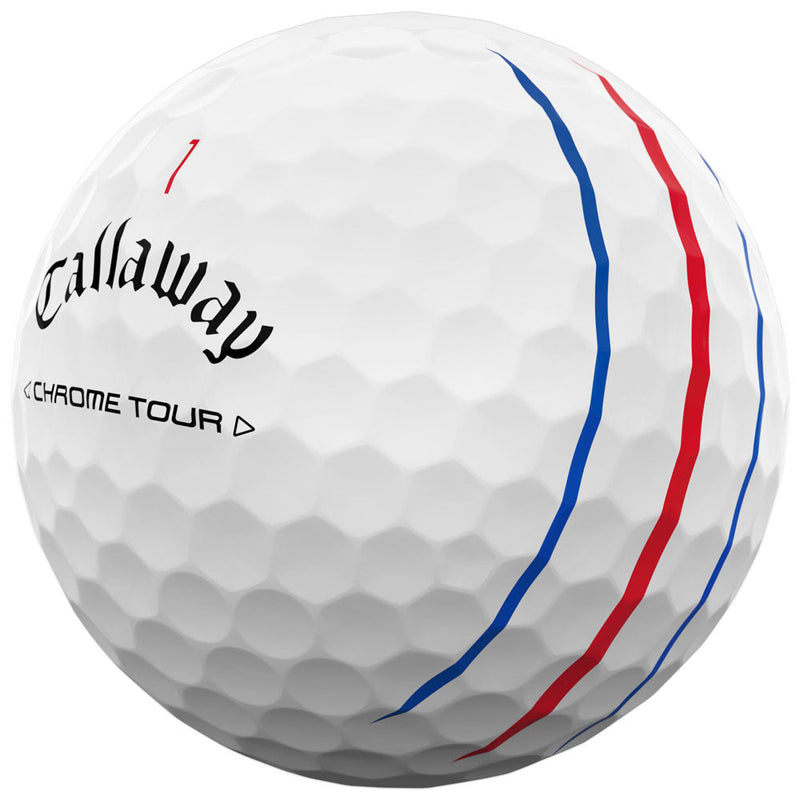 Callaway Chrome Tour Triple Track Golf Balls - White - 4 For 3 Dozen