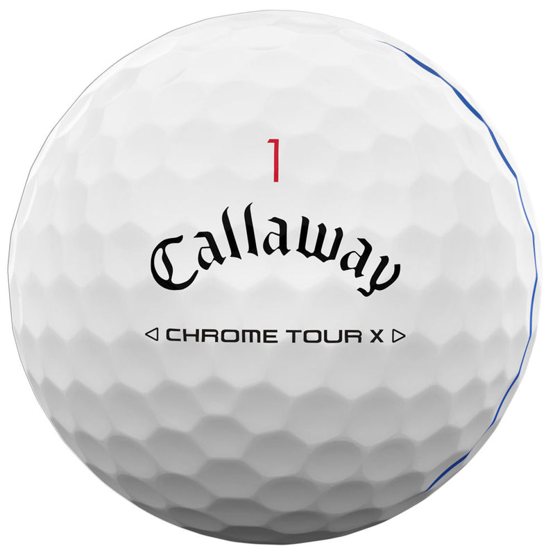 Callaway Chrome Tour X Triple Track Golf Balls - White - 12 Pack