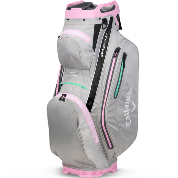 Callaway Org 14 HD Waterproof Cart Bag - Grey/Pink