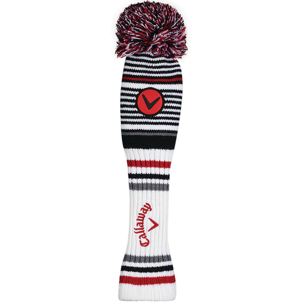 Callaway Pom Pom Fairway Headcover - White/Black/Charcoal/Red
