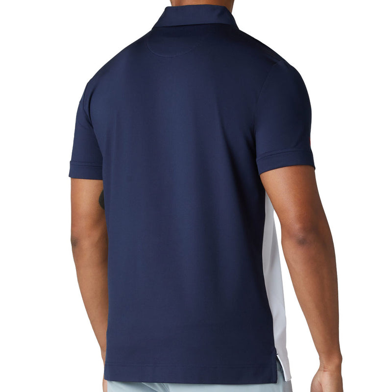 Callaway Skyline Block Print Polo Shirt - Navy Blazer