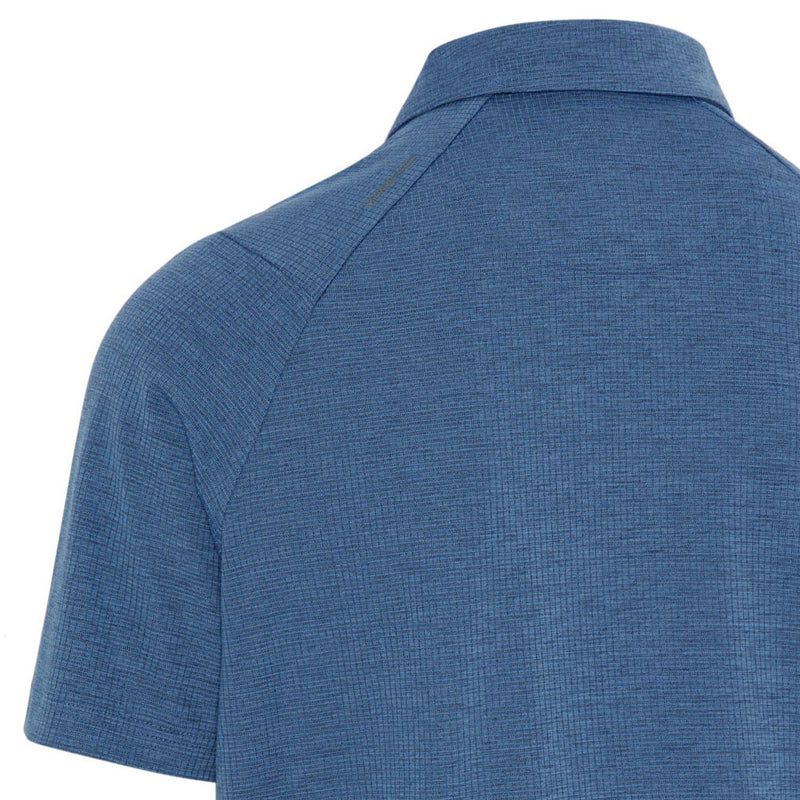 Callaway Ventilated Classic Jacquard Polo Shirt - Peacoat
