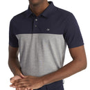 Calvin Klein Colour Block Polo Shirt - Navy/Silver Marl