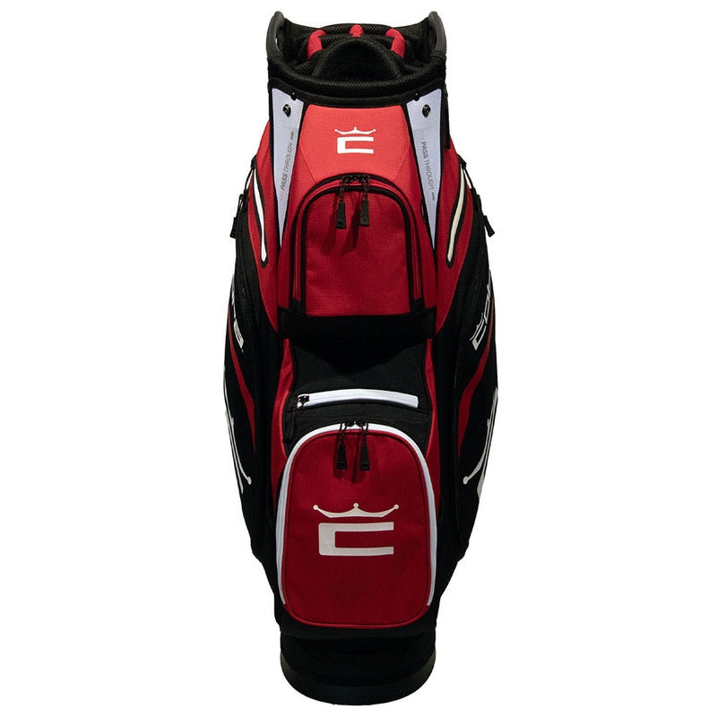 Cobra Signature Cart Bag - Bright White/High Risk Red/Puma Black