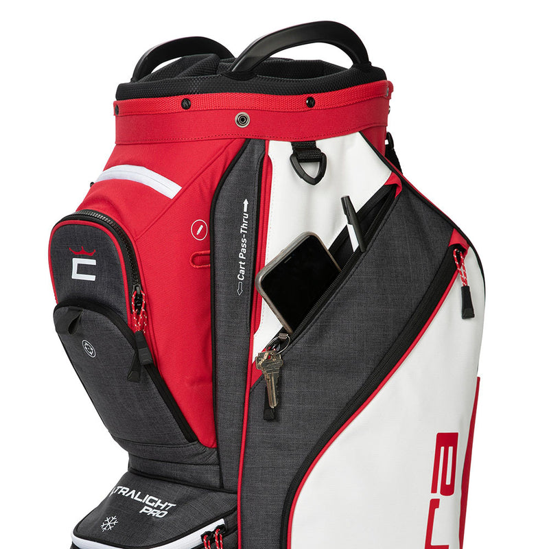 Cobra Ultralight Pro Cart Bag - Ski Patrol/Black