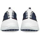 ECCO Golf S-Casual Hybrid Spikeless Waterproof Shoes - White/Marine