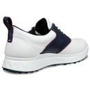 ECCO Golf S-Casual Hybrid Spikeless Waterproof Shoes - White/Marine