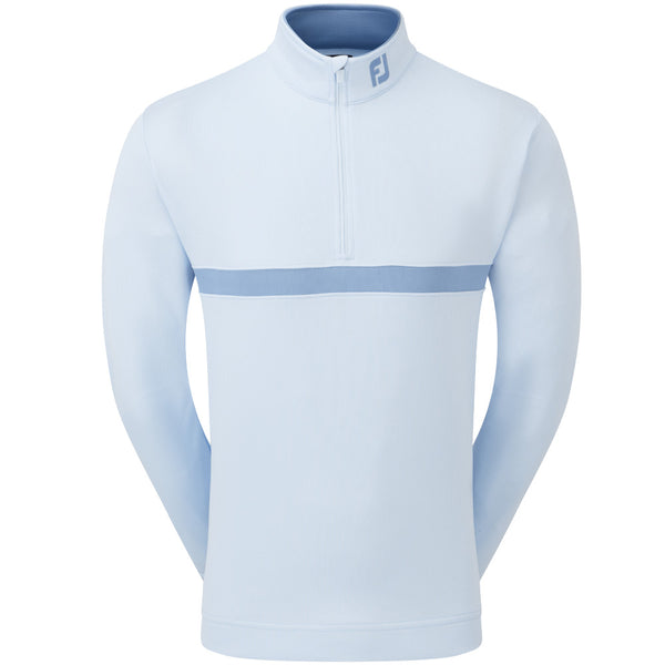 FootJoy Inset Stripe Chillout Pullover - Mist/Storm