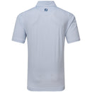 FootJoy Irongate Print Lisle Polo Shirt - White/Navy