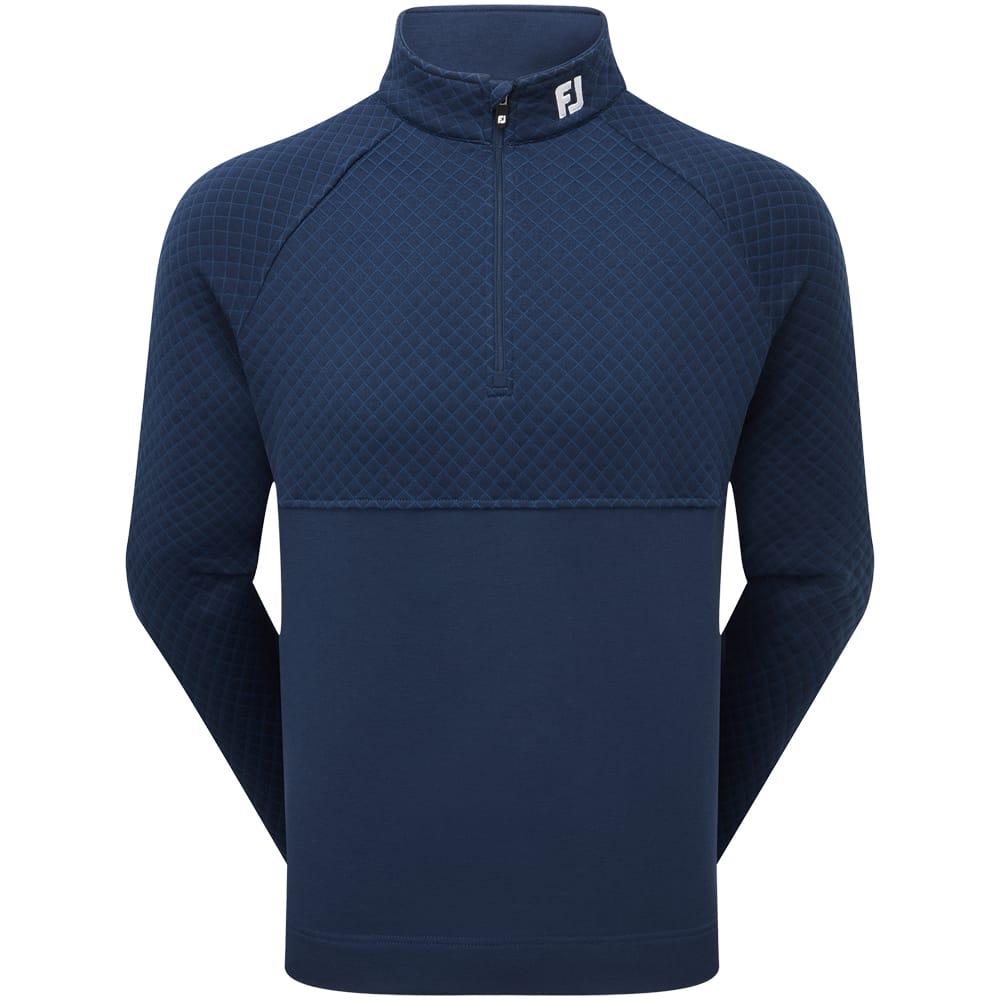 FootJoy with Bisque Jacquard Thermal Chill Out Pullover Navy main image 0