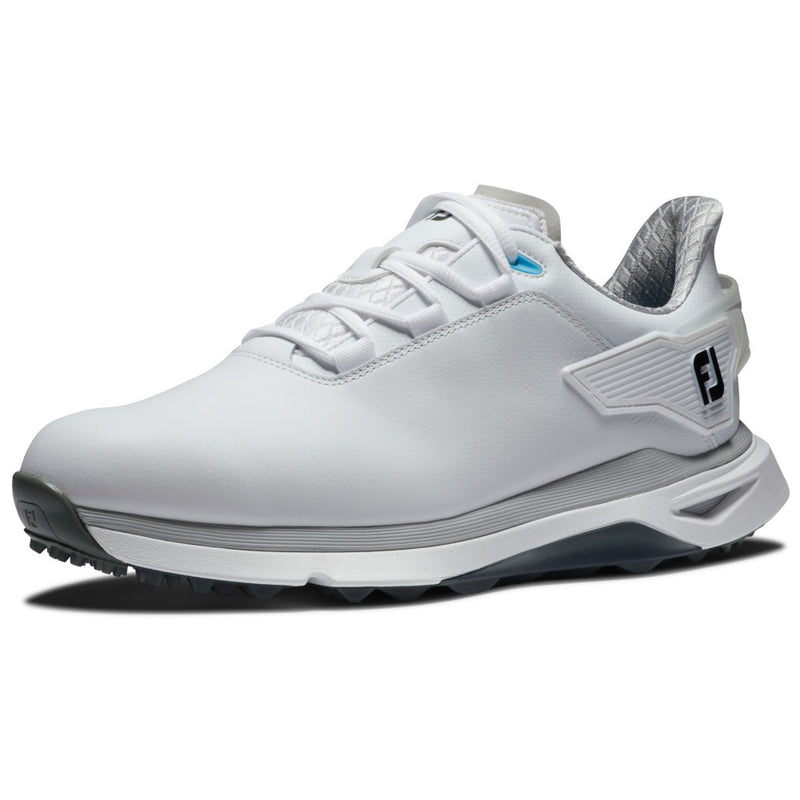 FootJoy Pro SLX Mens Spikeless Waterproof Shoes - White/White/Grey