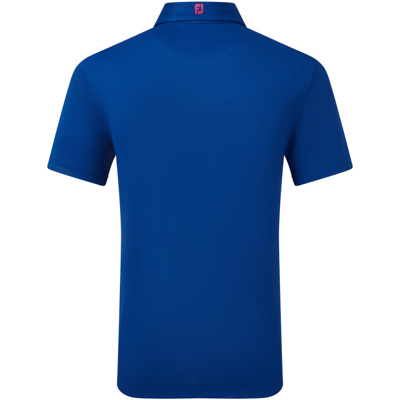 FootJoy Stretch Pique Solid Polo Shirt - Deep Blue