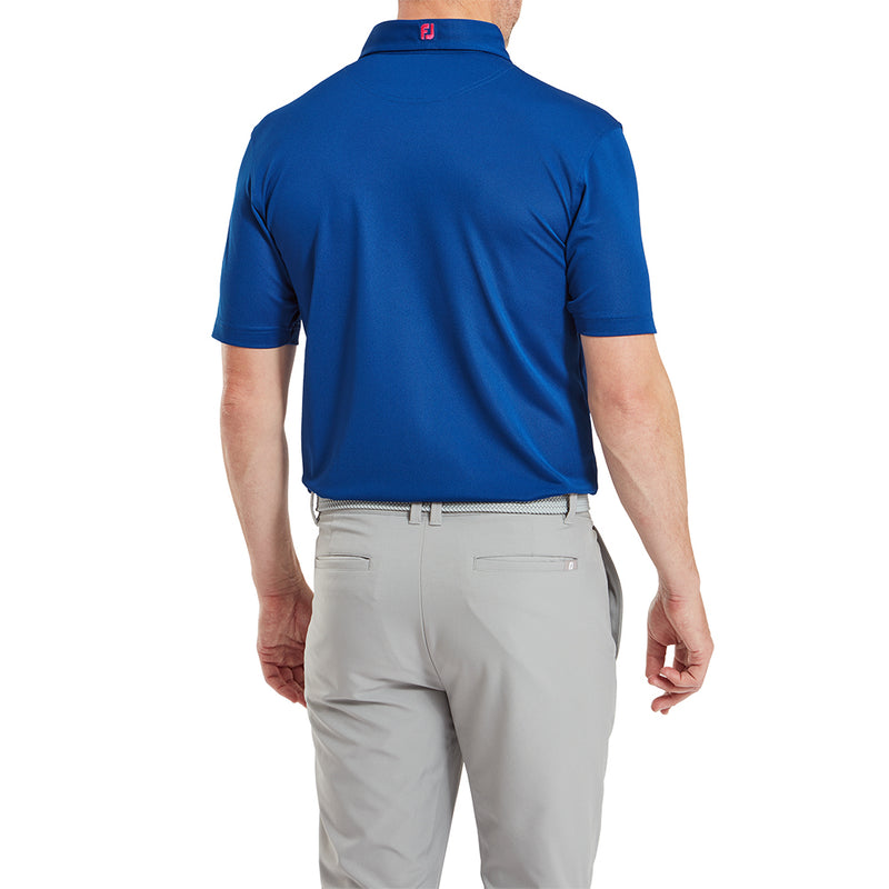 FootJoy Stretch Pique Solid Polo Shirt - Deep Blue