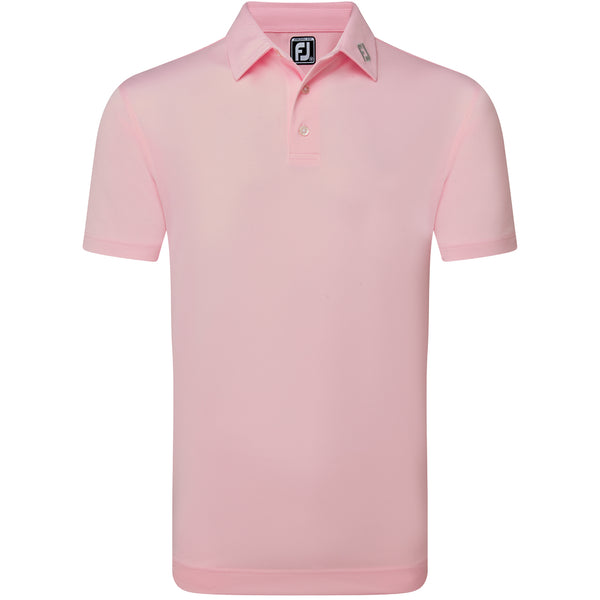 FootJoy Stretch Pique Solid Polo Shirt - Light Pink