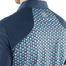 Galvin Green Mio Polo Shirt - Aqua/Navy
