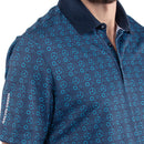 Galvin Green Miracle Polo Shirt - Aqua/Navy