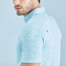 Ping Geo-Camo Polo Shirt - Crystal Blue