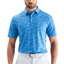 Ping Geo-Camo Polo Shirt - Tidal Blue