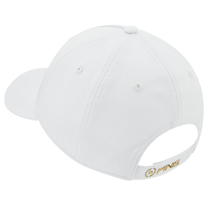 Ping Gold Putter Cap - White