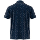 adidas Ultimate365 Printed Mesh Polo Shirt - Collegiate Navy/Wonder Silver