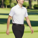 adidas Ultimate365 Mini Bunker Polo Shirt - White/Wonder Blue
