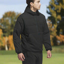 adidas Beyond Twistweave Half-Zip Filled Loose Jacket - Black