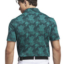 adidas Go-To Printed Polo Shirt - Pure Teal/Aurora Ivy