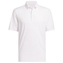 adidas Ultimate365 Stripe Polo Shirt - Clear Pink/White