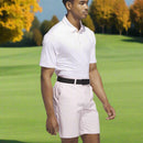 adidas Ultimate365 Stripe Polo Shirt - Clear Pink/White
